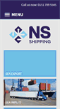 Mobile Screenshot of nshipping.co.uk